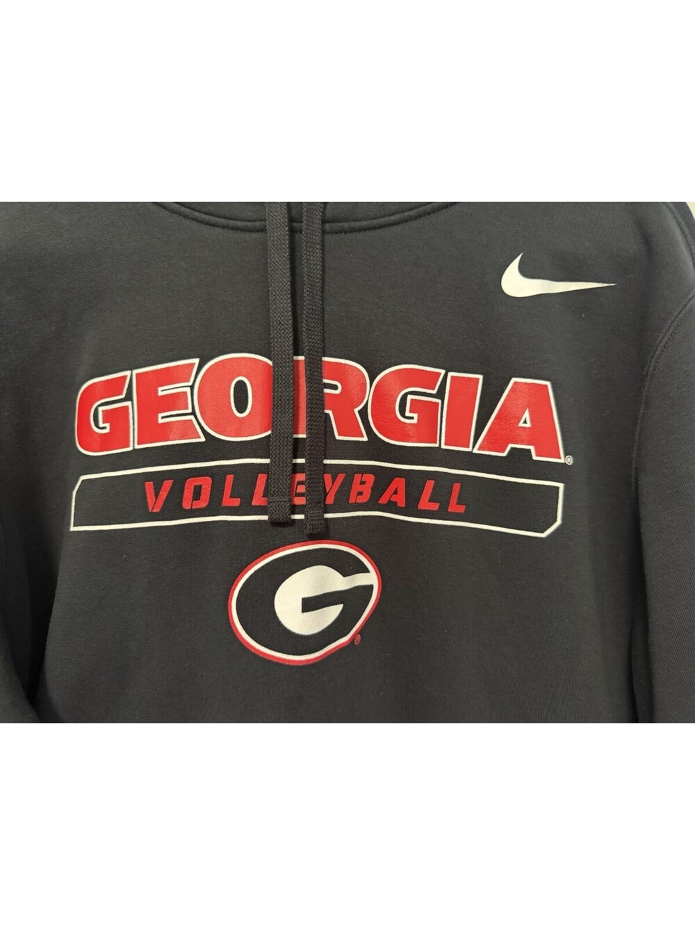 Women's Black Hoodie Sweatshirt University of Georgia Volleyball Logo Size M - Picture 2 of 5